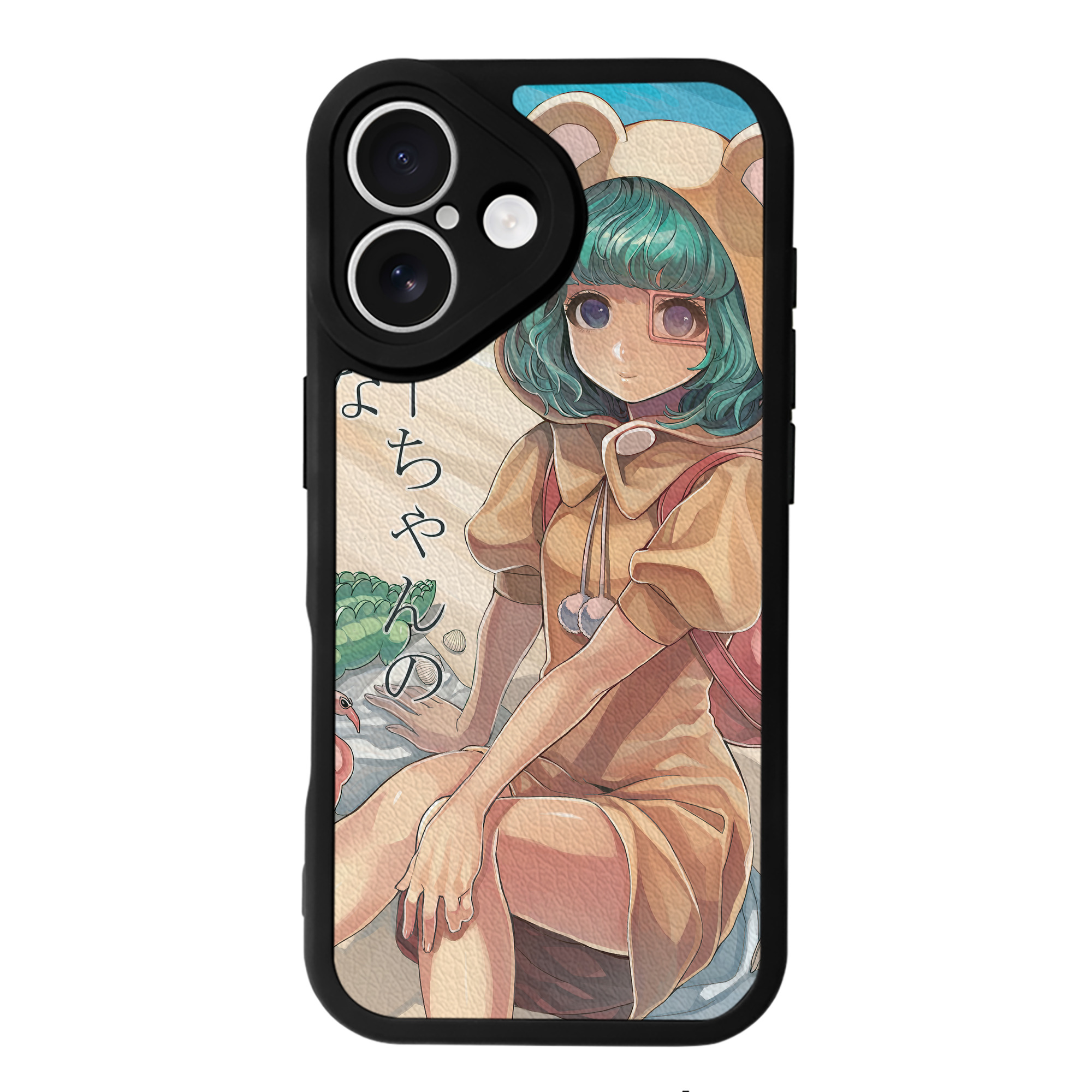 （画像用） ワンピース ONE PIECE 【iPhone 16シリーズ対応】シリコンスマホケース（レザー調） 材質：シリコン